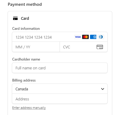 card payment 