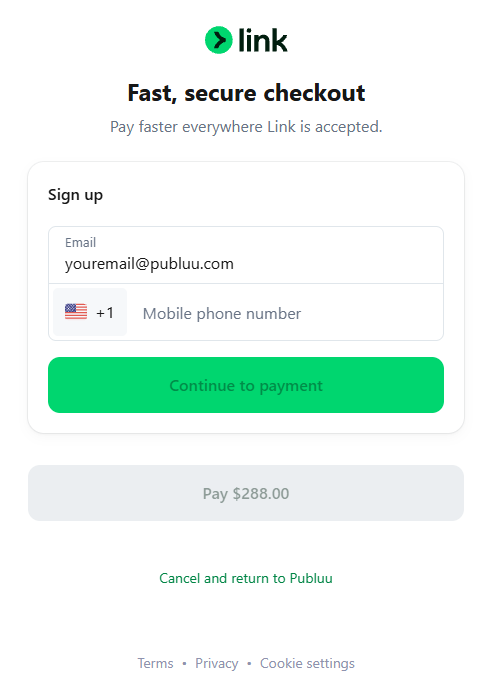 link check out 