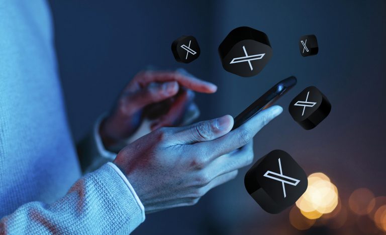 Social media twitter x platform