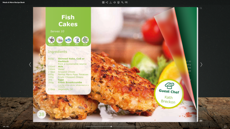 Publuu flipbook cookbook example