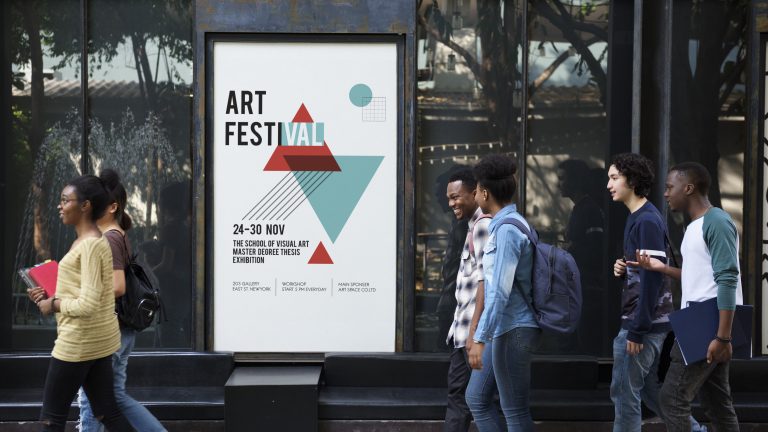 Displayed digital advertising on banner