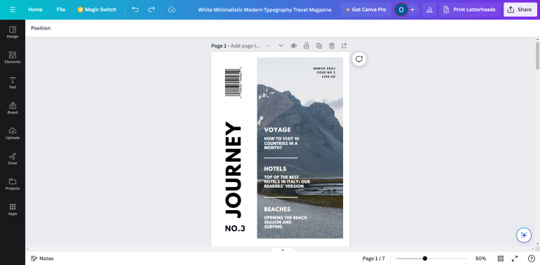 Customize the template