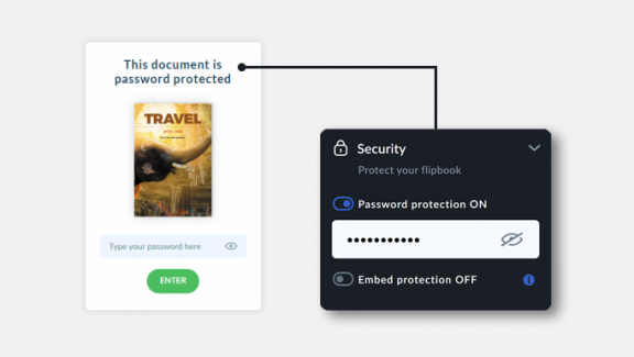 Document password protection feature