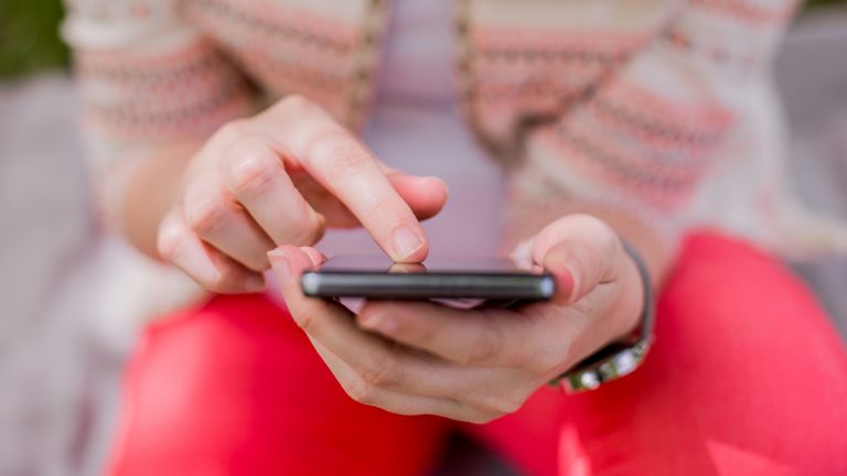 naviguer sur une application mobile