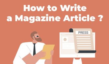 how to write a magazine article