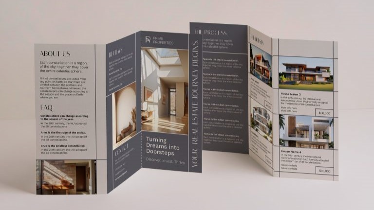 trifold brochure