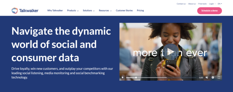 Talkwalker for social media monitoring