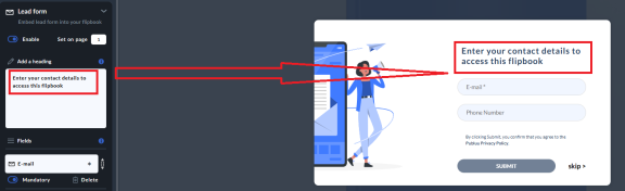 lead form description