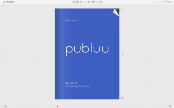 Flipbook without hard cover effect