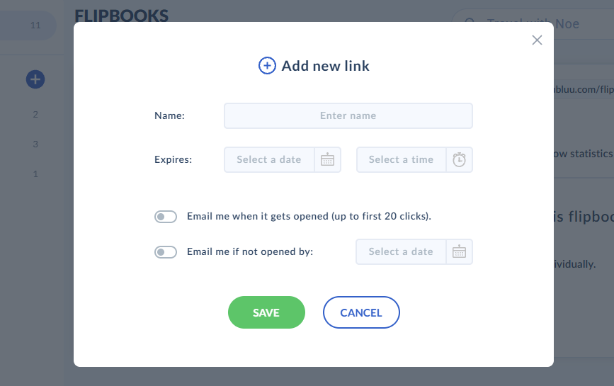 tracking links