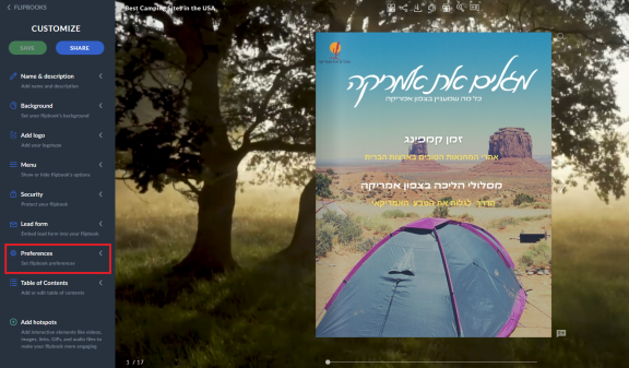 the right to left preferences 