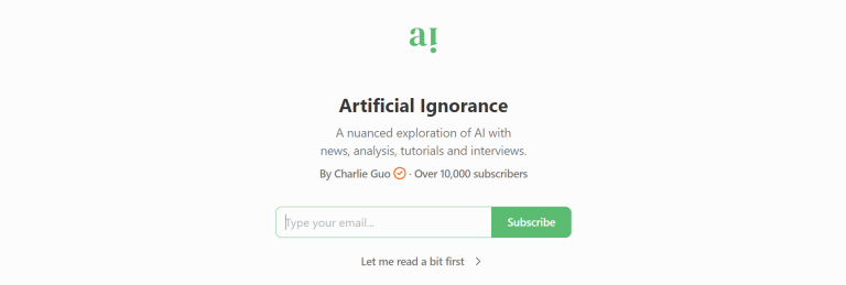 Artificial-Ignorance-AI-newsletter