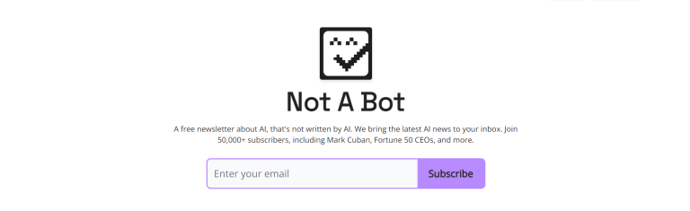 not-a-bot-ai-newsletter