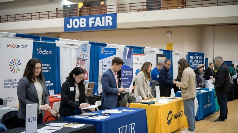people-convention-with-sign-that-says-job-fair