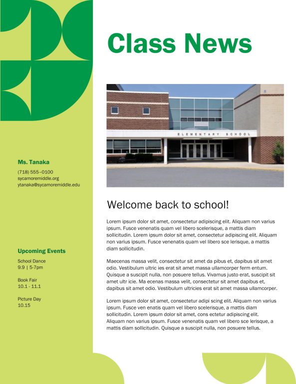 Classroom-newsletter-word-template-title-page