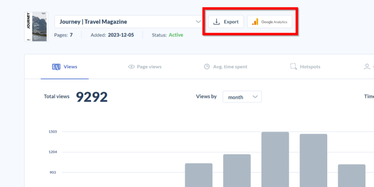 Understanding flipbook statistics