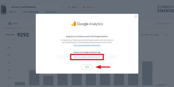 google analytics integration