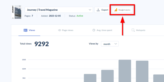 Google analytics integration
