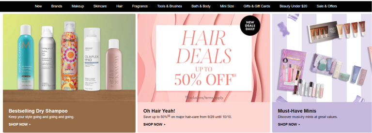 sephora-personalized-content-example