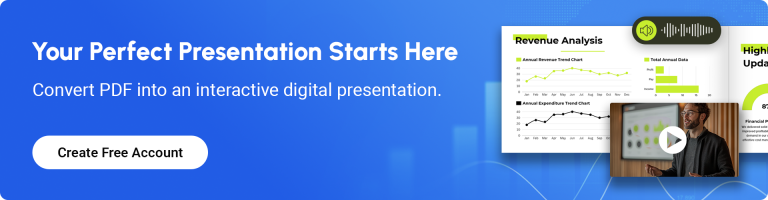 banner encouraging to create a digital presentation
