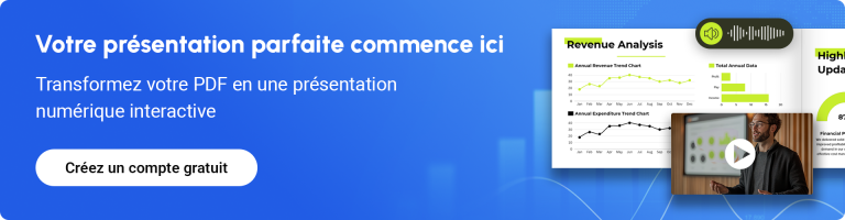 bannière encourageant à créer une présentation numérique