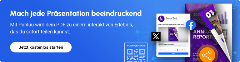 banner der dazu ermutigt eine digitale Präsentation zu erstellen
