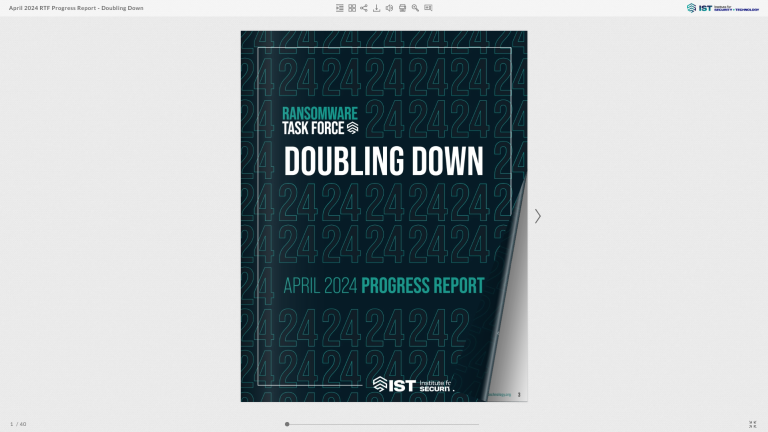 This Ransomware Task Force project presentation