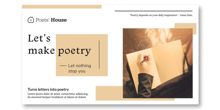 Poetry-focused eBook template