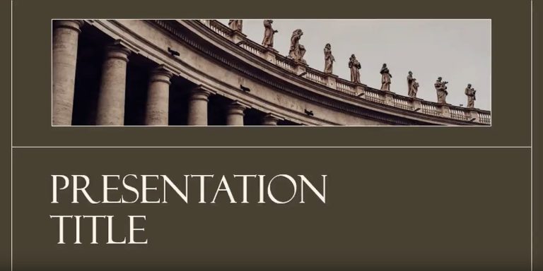 urban motif presentation template