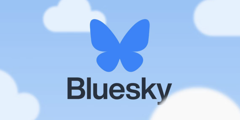 Bluesky app logo social media platform