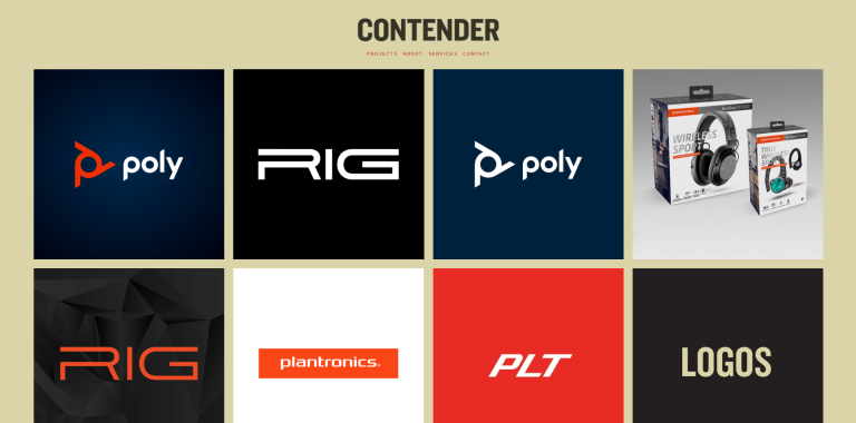 Chris Denney portfolio website example