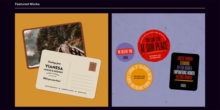 mallory blackwell graphic design portfolio example