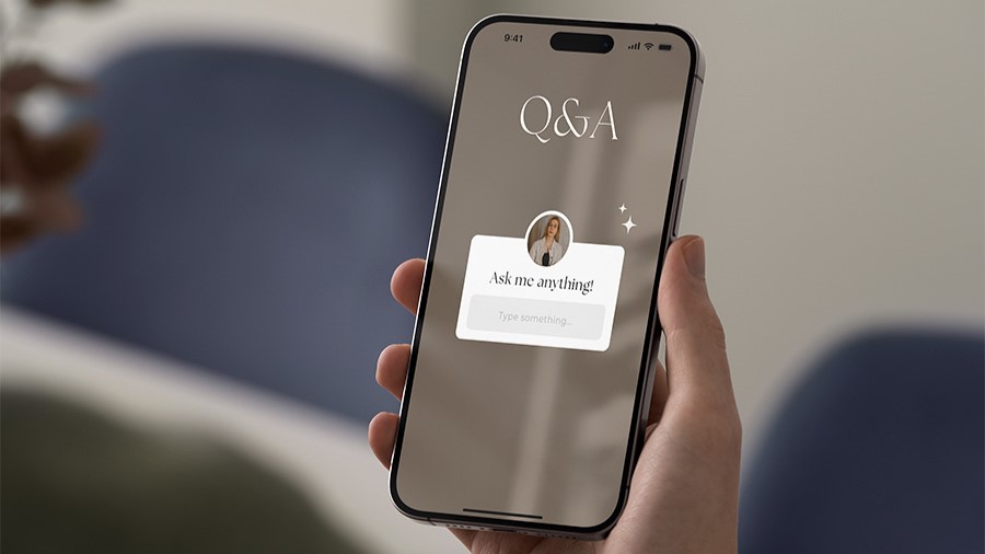 Q&A session on instagram