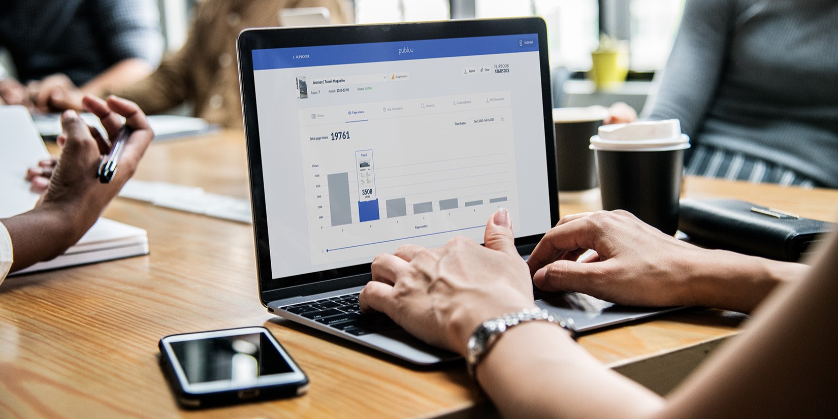 analyzing flipbook statistics