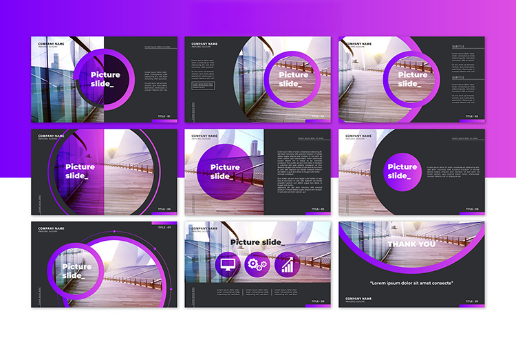 Vivid image presentation template vivid image product presentation template