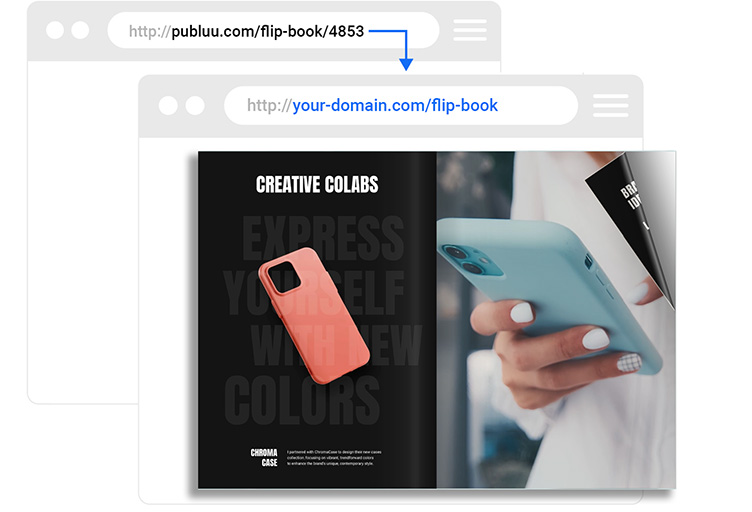 example of setting up a custom domain