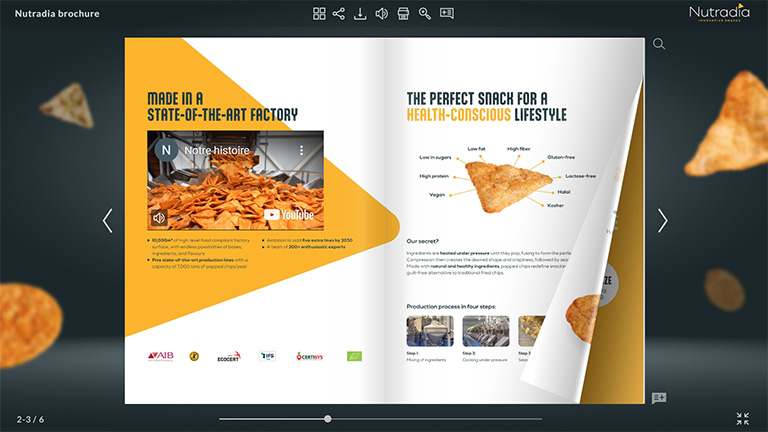 Exemple d'alternative au format PDF brochure alternative pdf flipbook exemple