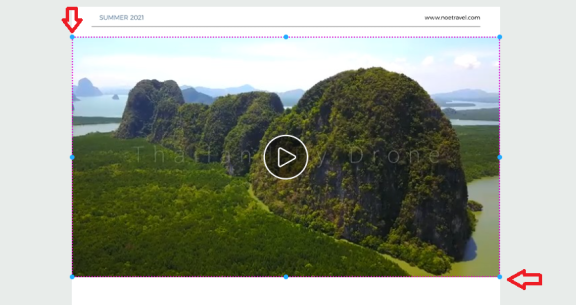 video adjusting in flipbook maker