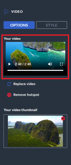 previewing the video in flipbook maker