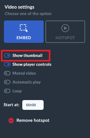 show thumbnail in flippbook maker