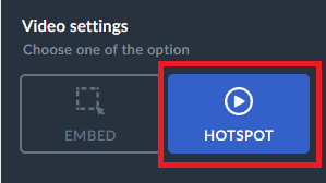 hotspot button in flipbook maker