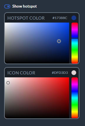 hotspot customization in flipbook maker
