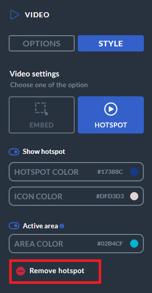 removal of hotspot in flipbook maker