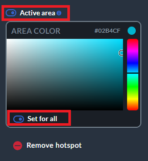 active area in flipbook maker