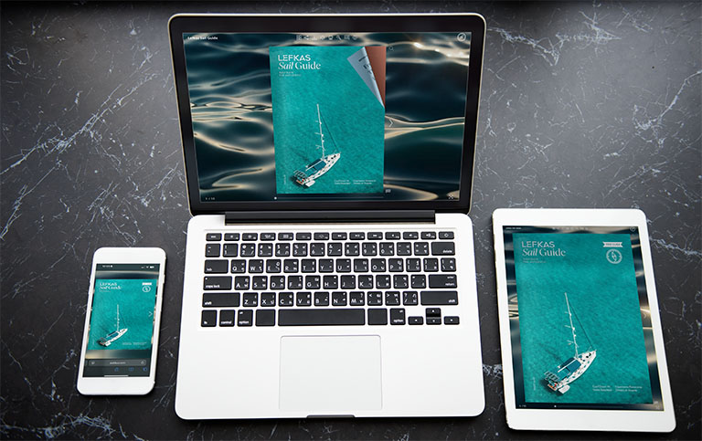 online catalog shown on different devices