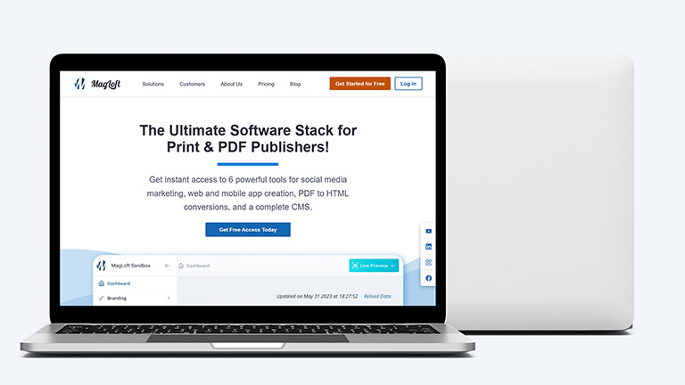 magloft as an example of a digital publishing platform