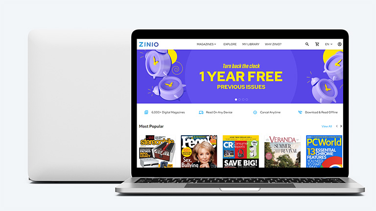 zinio as an example of a digital publishing platform