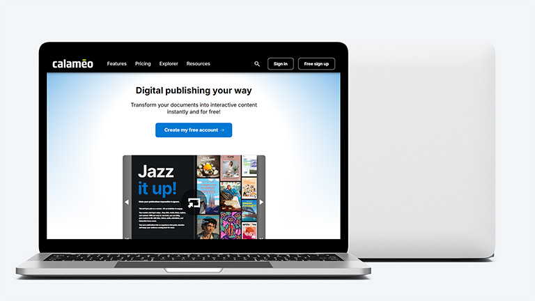calameo as an example of a digital publishing platform
