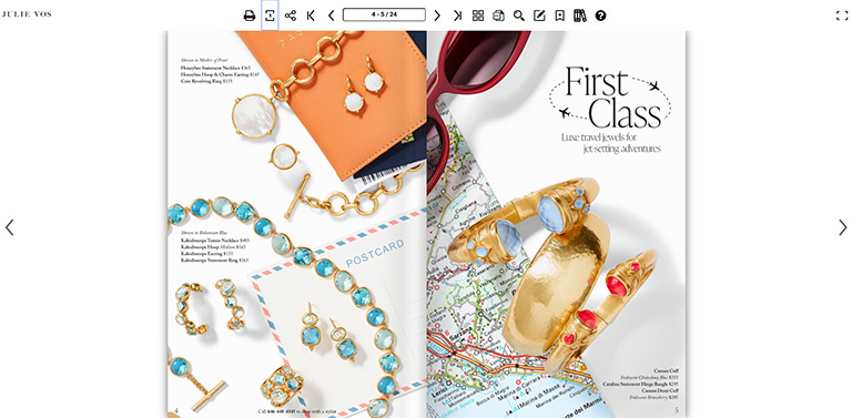 jewerly online ecommerce catalog example