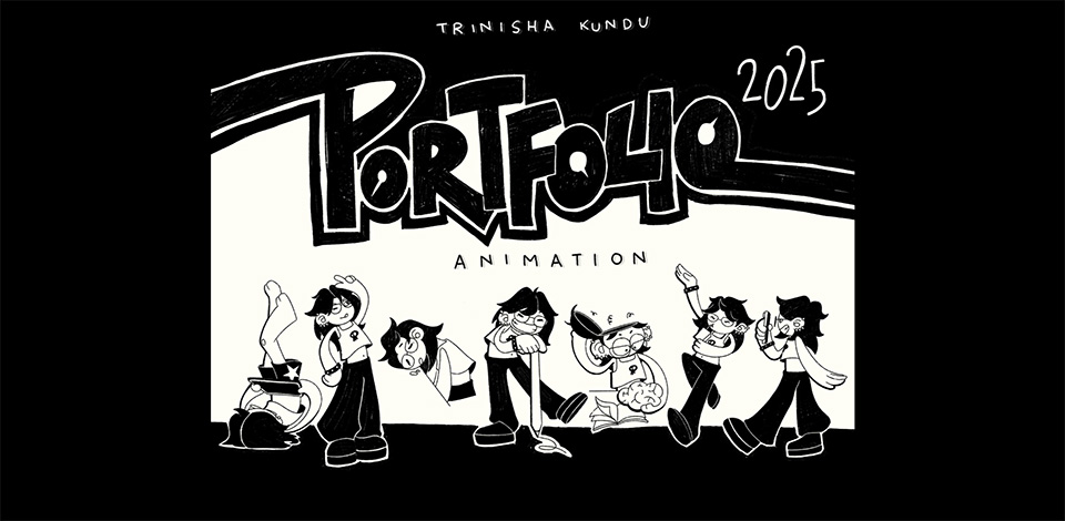 example of an interactive portfolio in game and animation design